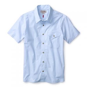 FEATHER CLOTH SS SHIRT LT BLUE  MD (рубашка)