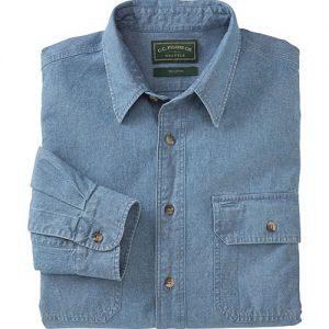 LT WT CHAMBRAY SHIRT RI MD (рубашка) ― Одежда и сумки FILSON