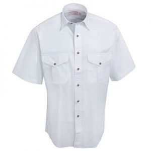 FEATHER CLOTH SS SHIRT WHITE LG (рубашка)